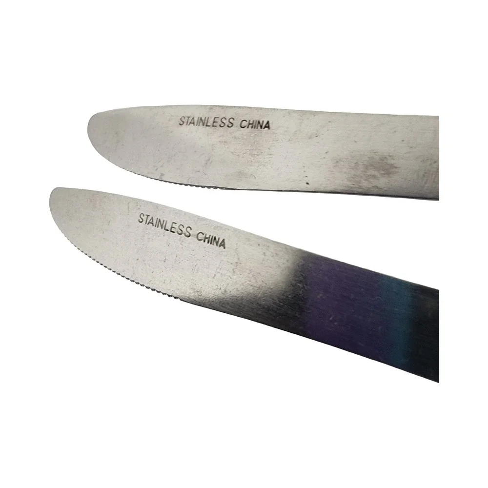 Set of 2 Stainless China Stanley Roberts Verona Knives‎